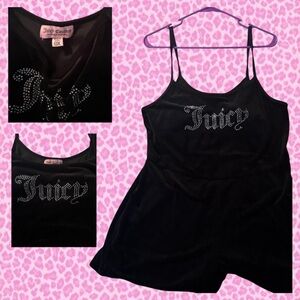Juicy Couture Black Bling Romper